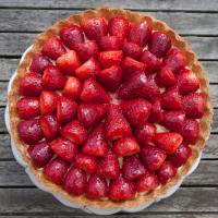 Tarte aux fraises à la crème pâtissière